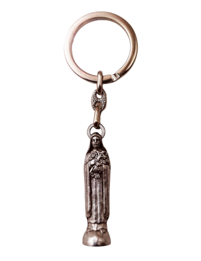 Porte-Clefs ovale métal - SAINTE THERESE