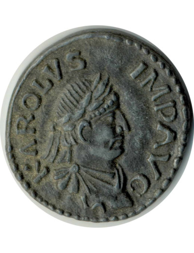 COLLECTION BP 5 TRESOR DES ROIS DE FRANCE CHARLEMAGNE DENIER SUP-