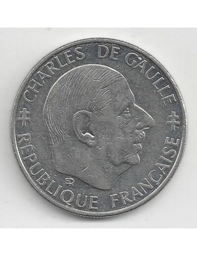 FRANCE 1 FRANC GENERAL DE GAULLE 1988 TTB