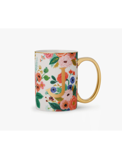 Mug Garden Party Lettres J - Rifle Paper Co