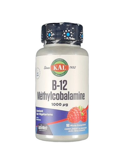 B-12 Méthylcobalamine 1000 µg 90 Micro-Comprimés