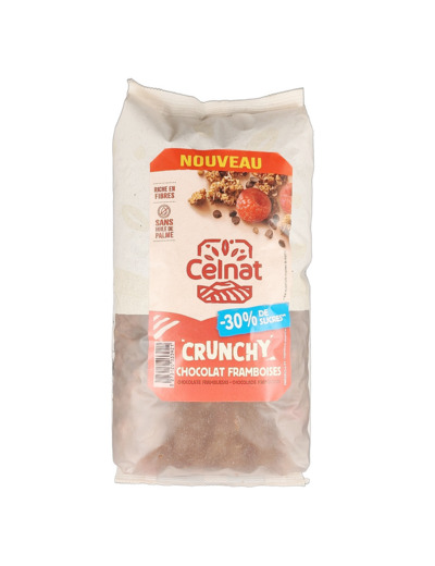 Crunchy Chocolat Framboises 400g Bio