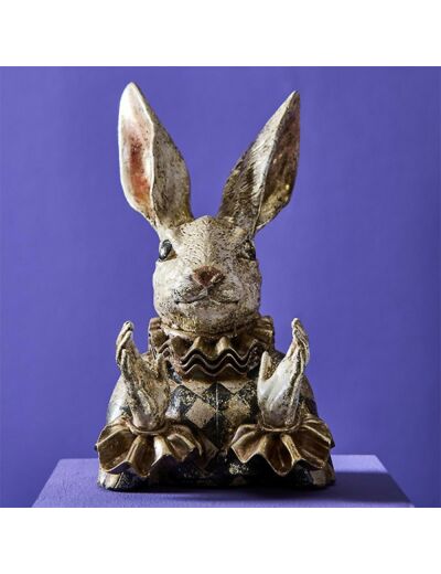 Buste de lapin Henrilein 14x13x24cm