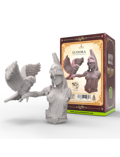 CLAYMORE MINIATURES - Eudora the Shieldmaiden - buste à peindre