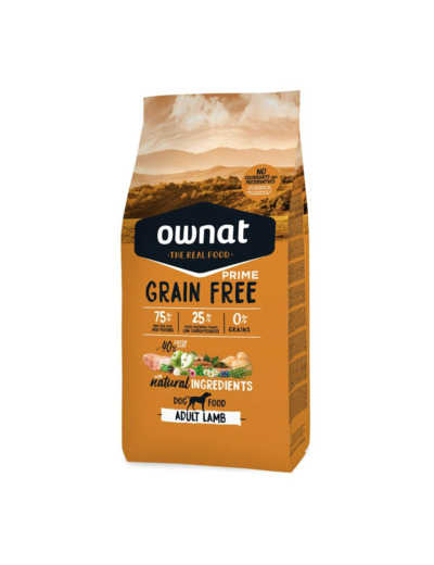 OWNAT GF Prime adult, Agneau - 12KG