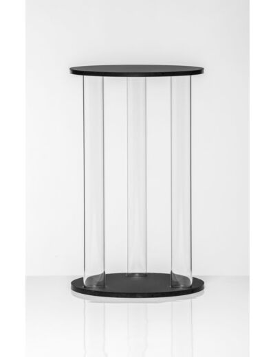 Tabouret 3 tubes noir