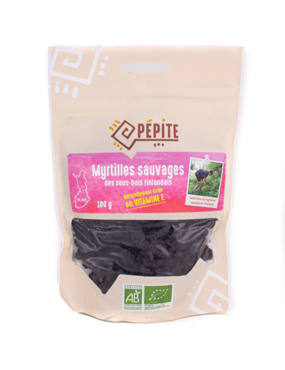 Myrtilles Sauvages Séchées Bio 100g