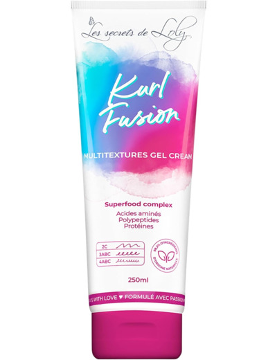 Les Secrets De Loly – Kurl Fusion – Crème Gel Cheveux – Hydratation, Nutrition & Définition – Soin Cheveux Sans Rinçage