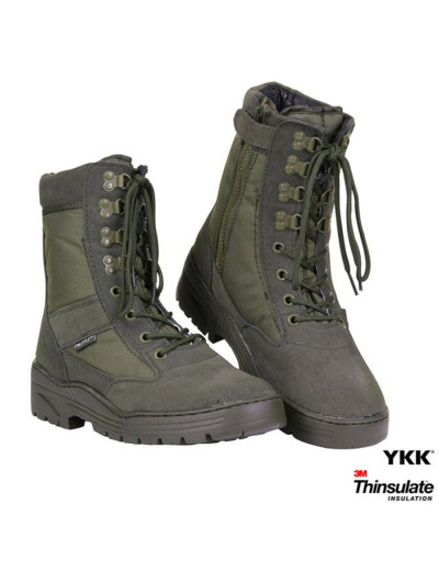 Chaussures rangers tactiques zippées – Déstockage second choix 24,95€