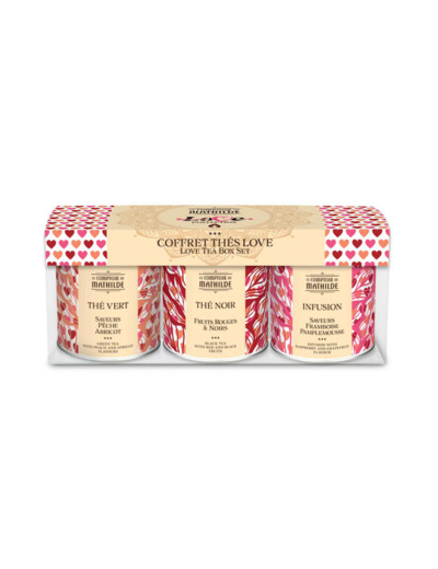 Coffret Love - Thés et Infusion - 3 x 25g