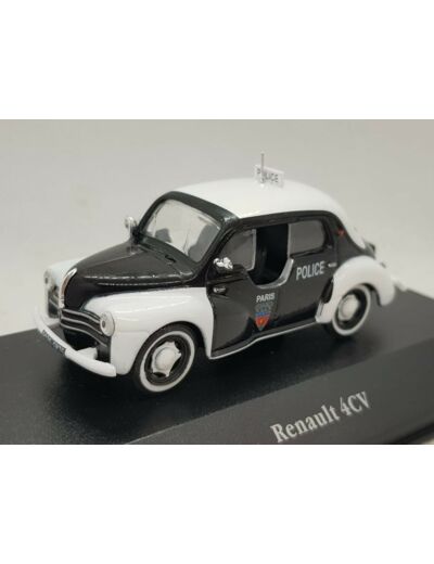 RENAULT 4 CV POLICE 1/43 BOITE D'ORIGINE