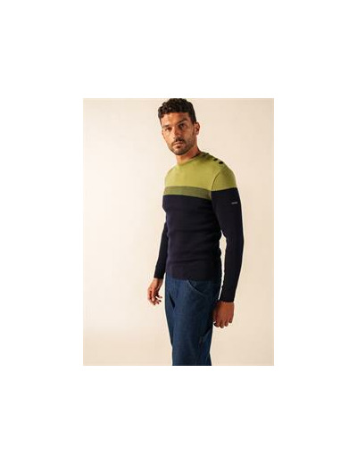 Pull marin Bretagne 100% laine  Saint James