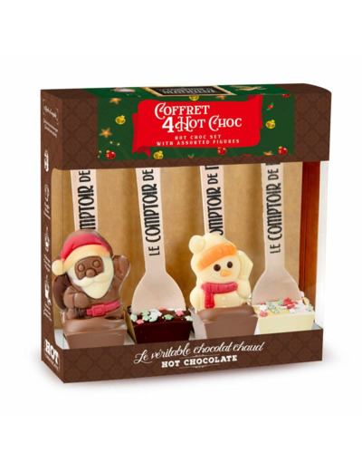 Coffret 4 Hot Chocolate Edition Noël 4X30G