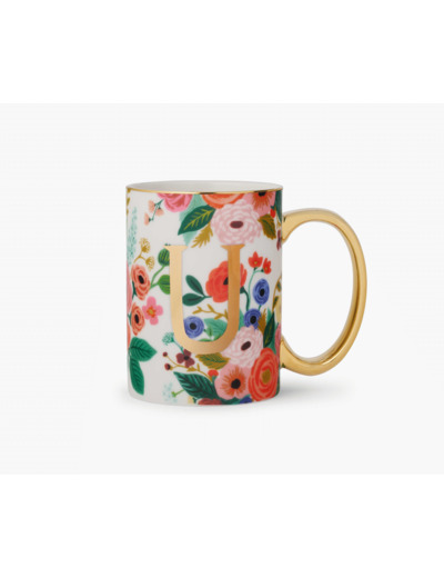 Mug Garden Party Lettres U - Rifle Paper Co