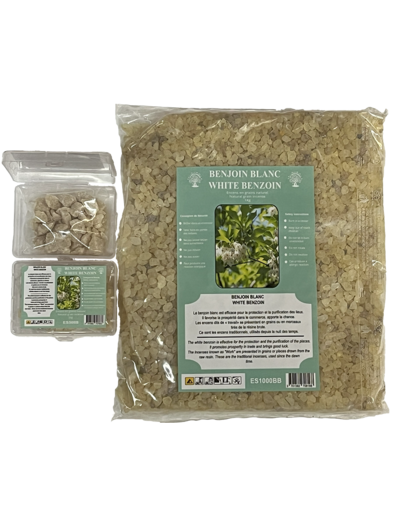 Encens en Grains Benjoin Blanc - Sachet de 1 Kilo