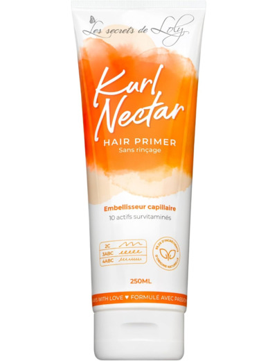 Les Secrets De Loly – Kurl Nectar – Leave-in Anti-frisottis – Soin Cheveux Hydratant Sans Rinçage – Parfum Fruité – 250ml