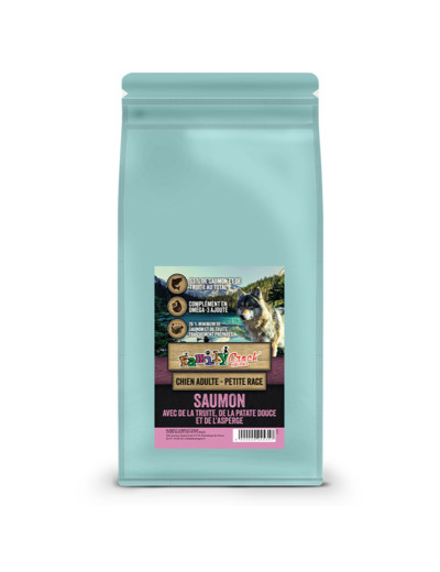 Croquettes GRAIN FREE truite & saumon pour petits chiens - 2 tailles