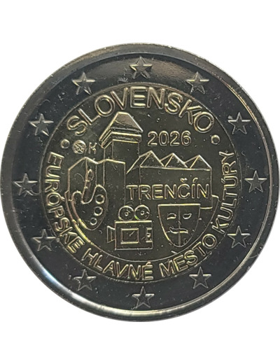 SLOVAQUIE 2026 2 EURO TRENCIN UNC