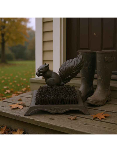 Brosse fonte Ecureuil 28x15x25cm