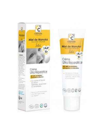 Crème ultra réparatrice bébé 20% Miel de Manuka IAA15 40ml