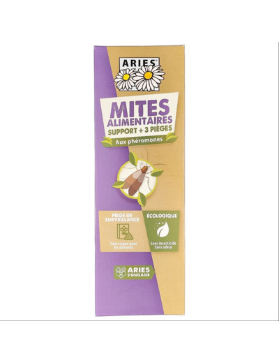 Recharge Pièges à Mites Alimentaires Support+3 pièges aux Phéromones