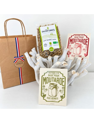 Saveurs d'Antan - Pâtes aux lentilles vertes & préparation pour moutarde