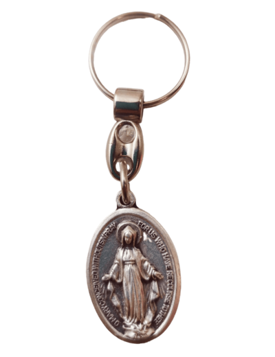 Porte-Clefs en Métal 33mm - VIERGE MIRACULEUSE