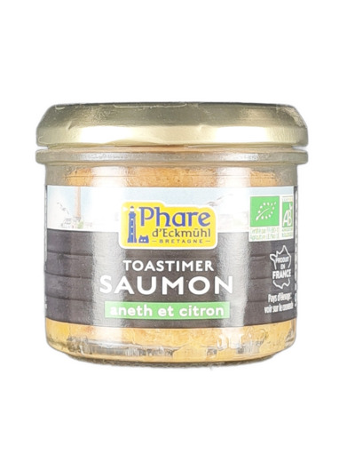 Tartinable Toastimer Saumon à l'Aneth et Citron Bio 90g