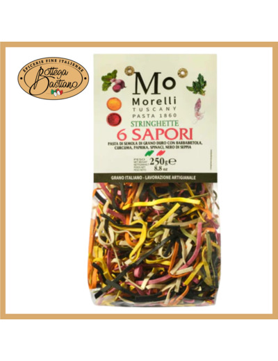 Pâtes aux six saveurs Stringhette 250g
