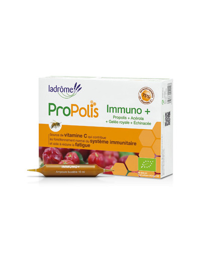 Immuno + Echinacea Propolis Gelée Royale Acérola 20 amp de 10ml