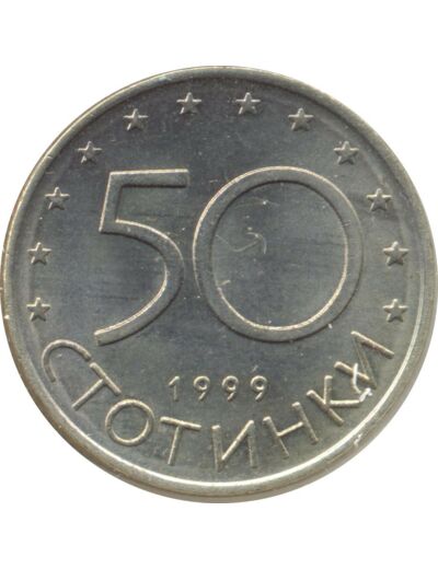 BULGARIE 50 STOTINKI 1999 TTB+