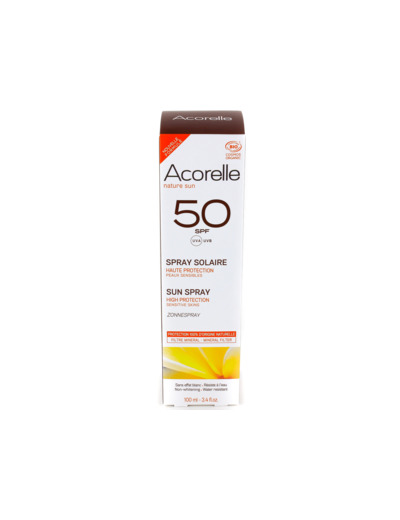 Spray solaire SPF50 Bio 100ml