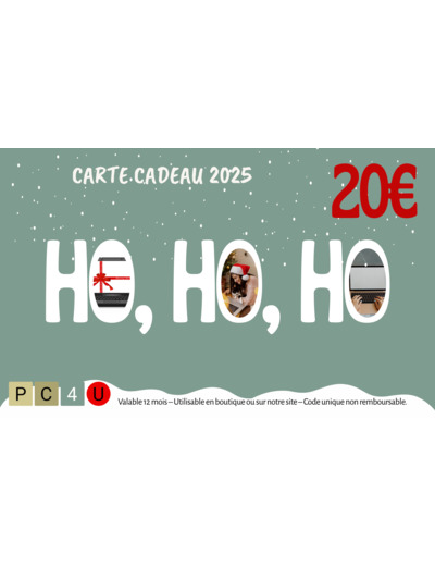 Bon Cadeau 20 € – PC4YOU