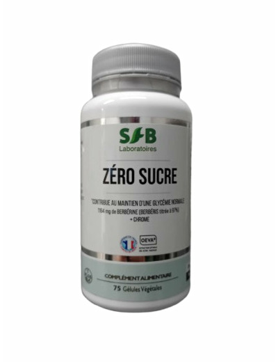 Zéro Sucre (Berbérine et Chrome)- 75 gélules-SFB laboratoires