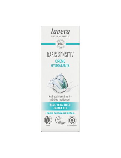 Crème hydratante Jojoba et Aloé Vera Basis Sensitiv 50ml