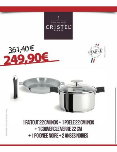 OFFRE LIMITEE CRISTEL