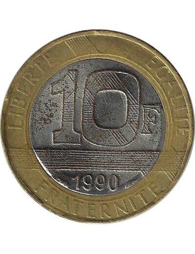 FRANCE 10 FRANCS GENIE 1990 FAUSSE TB+ N1