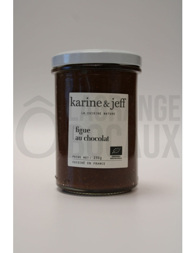 Confiture de Figue au Chocolat - Karine & Jeff - Bio