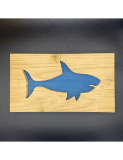 Tableau animal Requin Bleu 3