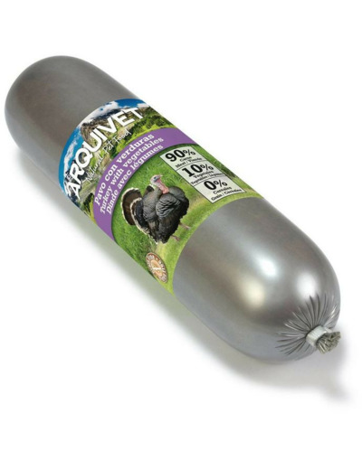 ARQUIVET, Saucisse de dinde aux légumes - 500g