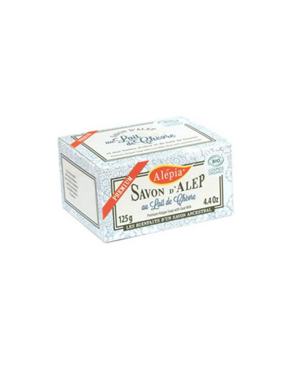 Savon d'Alep premium au lait de chèvre bio 125g