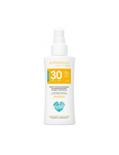 Crème solaire hypoallergénique format voyage SPF30 90g