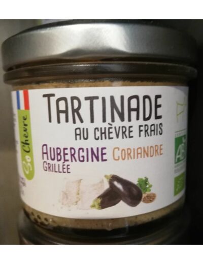 Tartinade aubergine coriandre