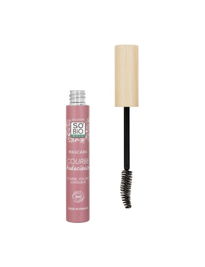 Mascara courbe audacieuse bio n°01 noir 8ml