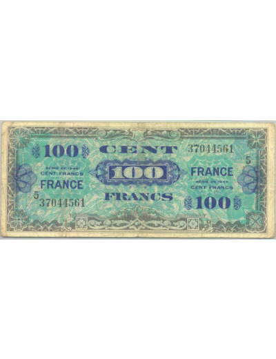 FRANCE 100 FRANCS Type FRANCE 1945 SERIE 5 TB+ 561