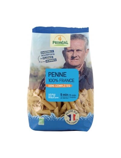 Penne demi complètes 500g