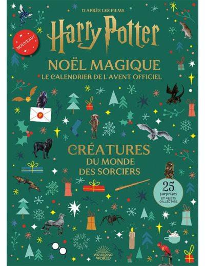 HARRY POTTER - LE CALENDRIER DE L'AVENT OFFICIEL - CREATURES DU MONDE DES SORCIERS