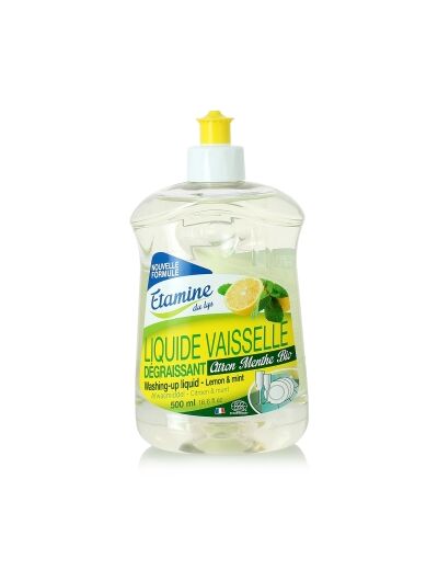 Liquide vaisselle main Citron Menthe 500ml