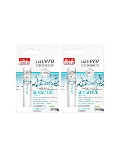 Lot de 2 Baume à lèvres basis sensitiv 2 x 4.5gr