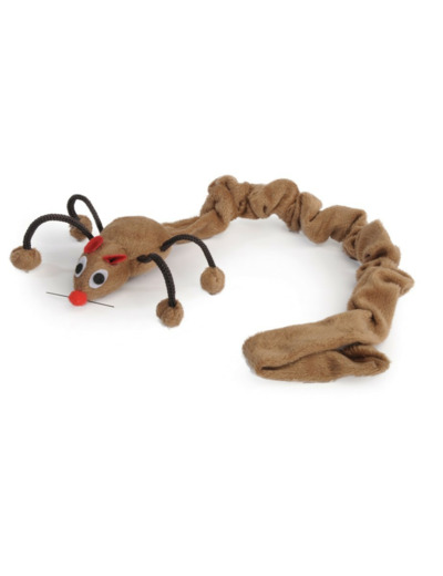 Jouet chat, Souris à longue queue + herbe à chat - 50cm